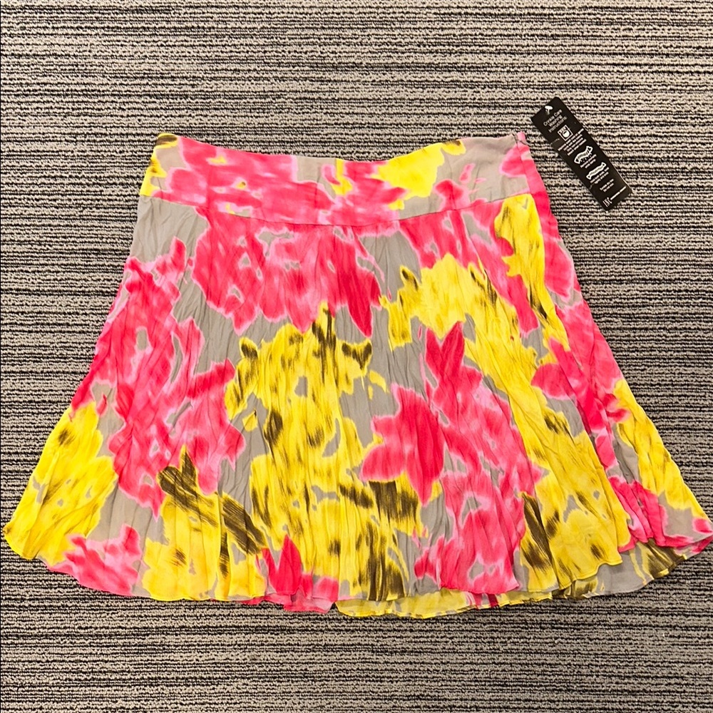 🔥🔥🔥NEW I.N.C International Concept Multicolored Pleated Skirt